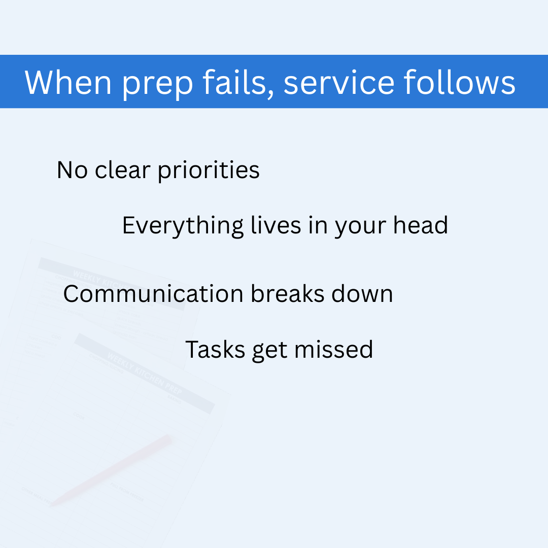 Kitchen Admin — MEP Board