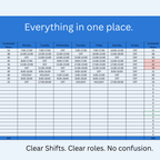 Kitchen Admin- Rota